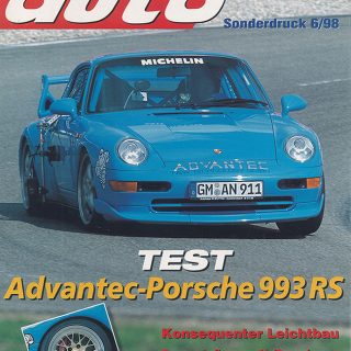 Sonderdruck Sport Auto 06/98 Cover