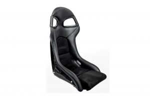 Schrägansicht GT3-Style-Sitz / schwarze Naht